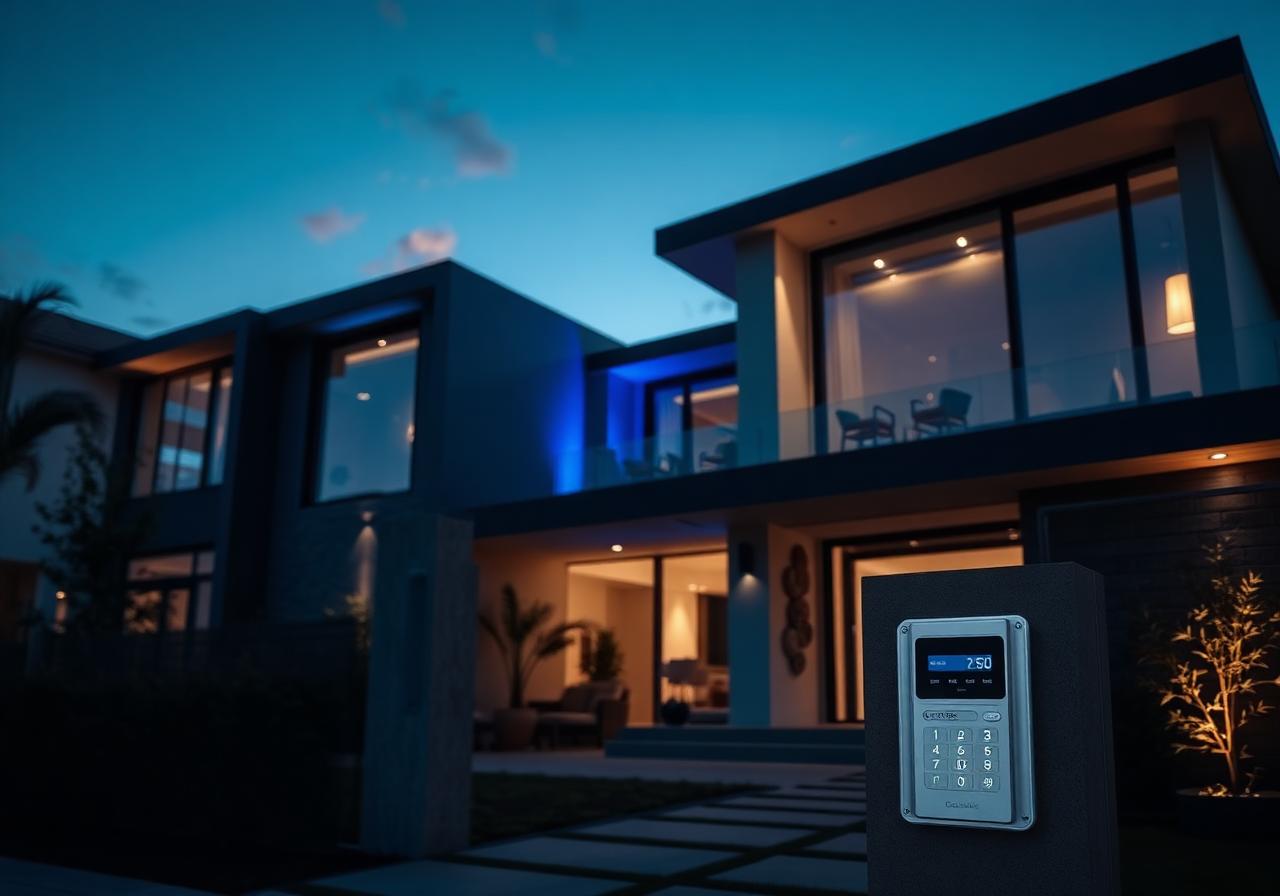 Fachada com automação embarcada
